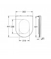 Grohe Essence Tapa y asiento (Ref. 39576000)
