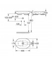 Grohe Essence Lavabo tipo Bol 60 cm (Ref. 3960800H)