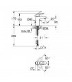 Grohe BauLoop Monomando de lavabo 1/2" Tamaño S (Ref. 23336000)