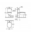 Grohe BAU pack wc suelo completo rimless H