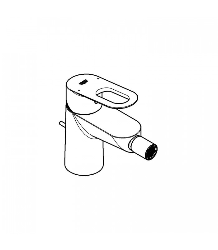 Compra online Bauloop monom Bide S com conjunto de resíduos Grohe (23338000) en oferta al mejor precio