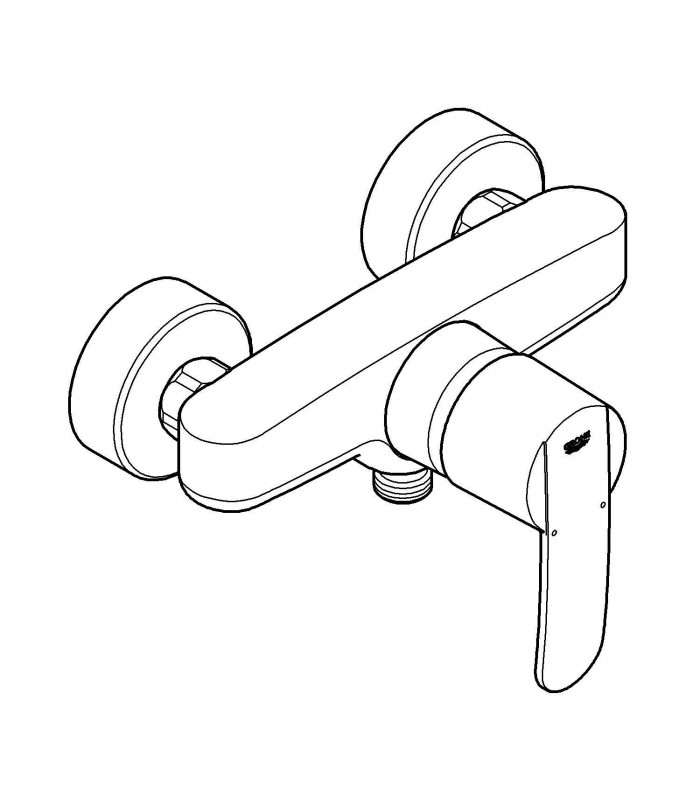 Compra online Grohe Wave Cosmopolitan Monomando de ducha 1/2" (Ref. 23208000) en oferta al mejor precio