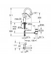 Grohe Eurosmart Monomando de lavabo de 1/2" Tamaño L (Ref. 23537002)