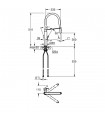 Grohe Feel Monomando de fregadero 1/2" (Ref. 31489000)