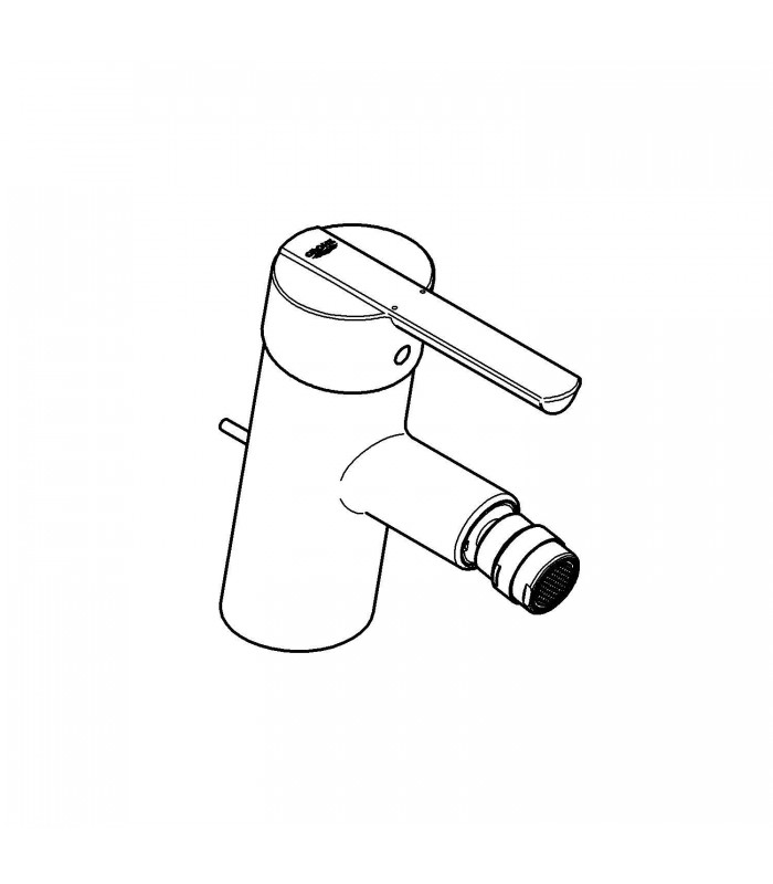 Compra online Grohe Feel Monomando de bidé 1/2" Tamaño S (Ref. 32558000) en oferta al mejor precio