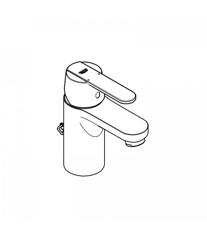 Compra online Misturador monocomando para lavatório Grohe Get 1/2" Tamanho S (Ref. 32884000) en oferta al mejor precio