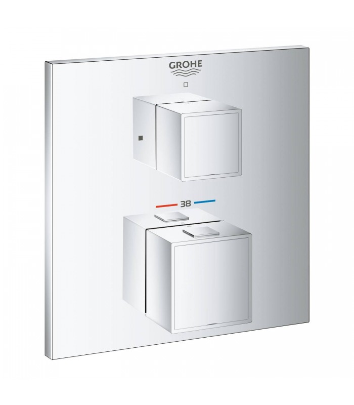 Compra online Termostato Grohe Grohtherm Cube para 1 saída com válvula de corte (Ref. 24153000) en oferta al mejor precio