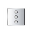Grohe Grohtherm SmartControl Placa con triple llave de paso Cuadrado (Ref. 29127000)