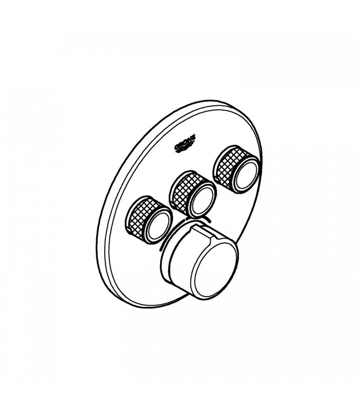 Compra online Misturadora embutida Grohe SmartControl com 3 manípulos (Ref. 29146000) en oferta al mejor precio