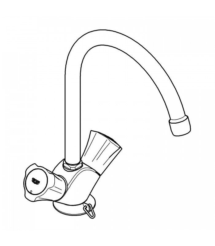 Compra online Grohe Costa L Monoblock de fregadero 1/2" (Ref. 31812001) en oferta al mejor precio