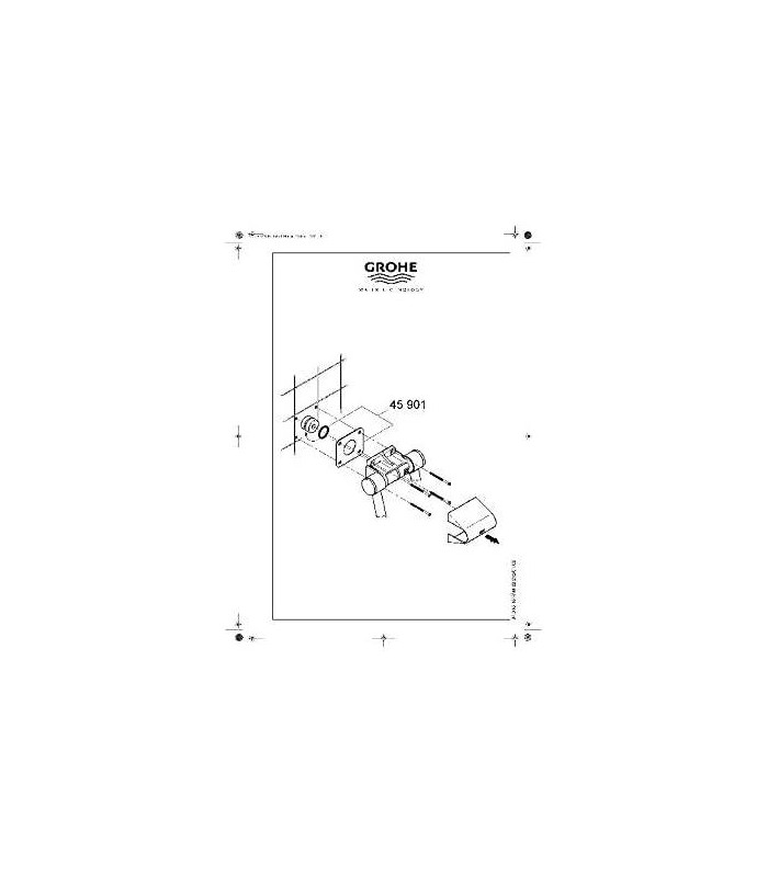 Compra online Conjunto de fixação de peças de reposição profissional GROHE para 27005 en oferta al mejor precio