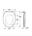 Grohe BAU tapa y asiento amortiguados  (39493000)