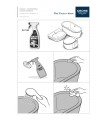 Grohe BAU Inodoro a suelo para cisterna. Salida V. Rimless  (39429000)