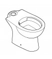 Grohe BAU Inodoro a suelo para cisterna. salida H. Rimless  (39349000)