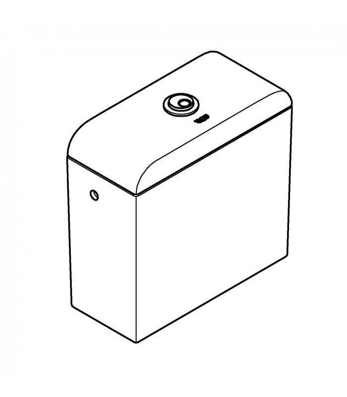 Compra online Cisterna sanitária Grohe Euro para tanque de descarga lateral/coluna (Ref. 39333000) en oferta al mejor precio