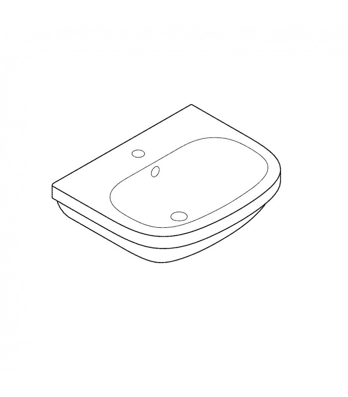 Compra online Lavatório de parede Grohe Euro 55 (39336000) en oferta al mejor precio