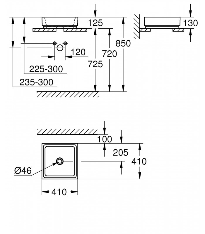 Compra online Lavatório tipo tigela Grohe Cube 40 cm (3948200H) en oferta al mejor precio