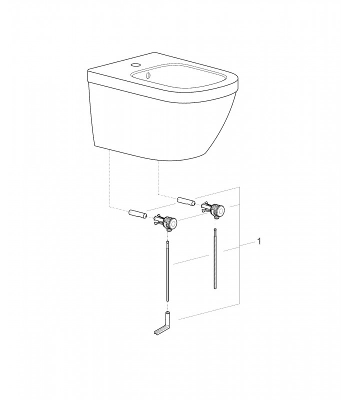 Compra online Bidé suspenso Grohe Euro H (3920800H) en oferta al mejor precio