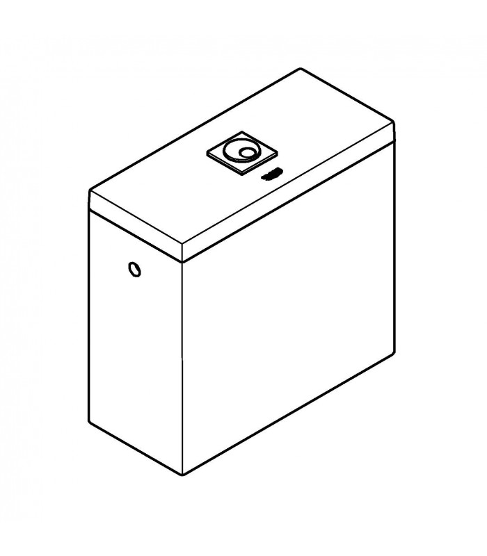 Compra online Grohe Cube cisterna alimentación lateral  (39489000) en oferta al mejor precio
