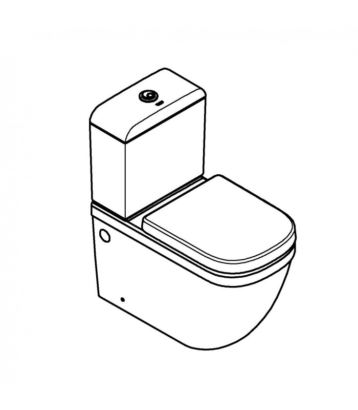 Compra online Grohe Sanitário Euro Sanitário de chão para tanque baixo (Ref. 39462000) en oferta al mejor precio