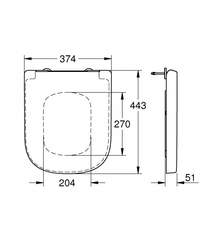 Compra online Assento e tampa Grohe Sanitário Euro Soft Close (Ref. 39330001) en oferta al mejor precio