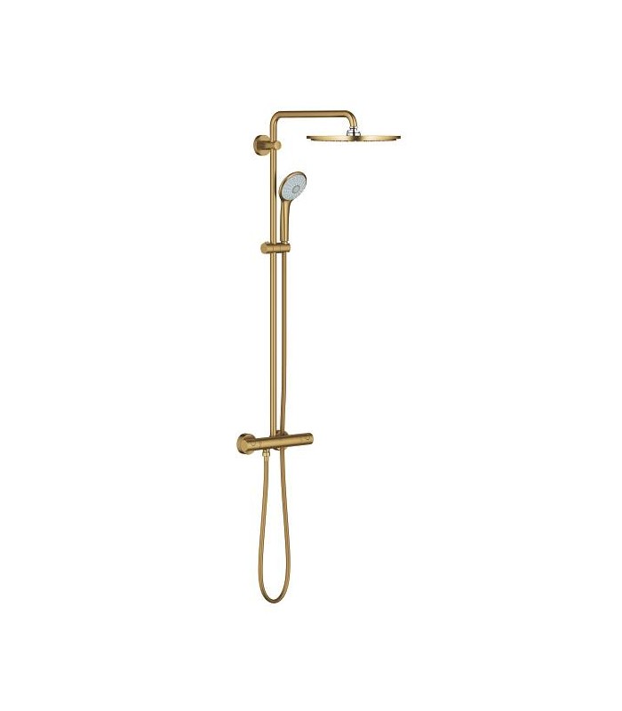 Compra online Sistema de chuveiro Grohe Euphoria System 310 mm cor ouro escovado en oferta al mejor precio