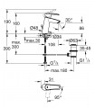Grohe Start Monomando de lavabo 1/2" Tamaño M (Ref. 23552001)