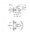 Grohe Start Flow Monomando para baño y ducha 1/2" (Ref. 23772000)