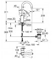 Grohe Start Loop Monomando de lavabo de 1/2" Tamaño L (Ref. 23780000)
