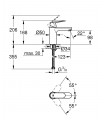 Grohe Eurosmart Cosmopolitan Monomando de lavabo 1/2" Tamaño M (Ref. 23327KW0)