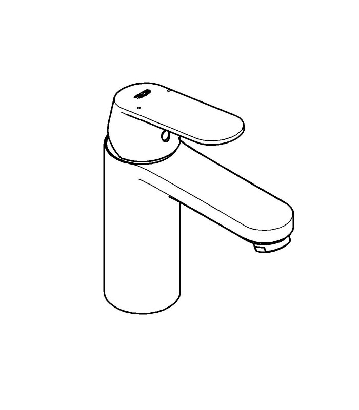 Compra online Misturador monocomando para lavatório Grohe Eurosmart Cosmopolitan 1/2" Tamanho M (Ref. 23327KW0) en oferta al mejor precio