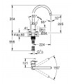 Grohe Feel Monomando de fregadero 1/2" (Ref. 32670002)