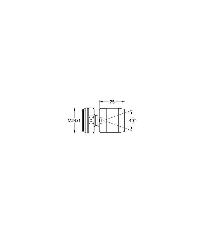 Compra online GROHE Rotula Giratoria Para Bidé M 24 X 1 en oferta al mejor precio