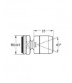 GROHE Rotula Giratoria Para Bidé M 24 X 1