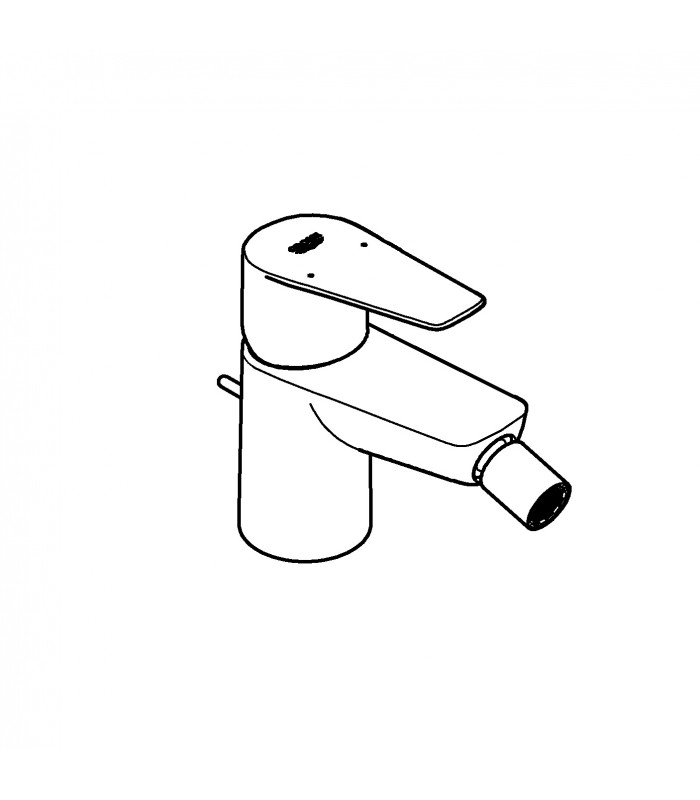 Compra online Grohe Start Edge Mezclador monomando de bidé 1/2 " en oferta al mejor precio