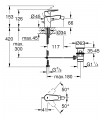 Grohe Start Edge Mezclador monomando de bidé 1/2 "