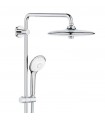 Grohe Euphoria 260 - Sistema de bañera y ducha con termostato, alcachofa 260 mm con tres chorros y teleducha de 110 mm