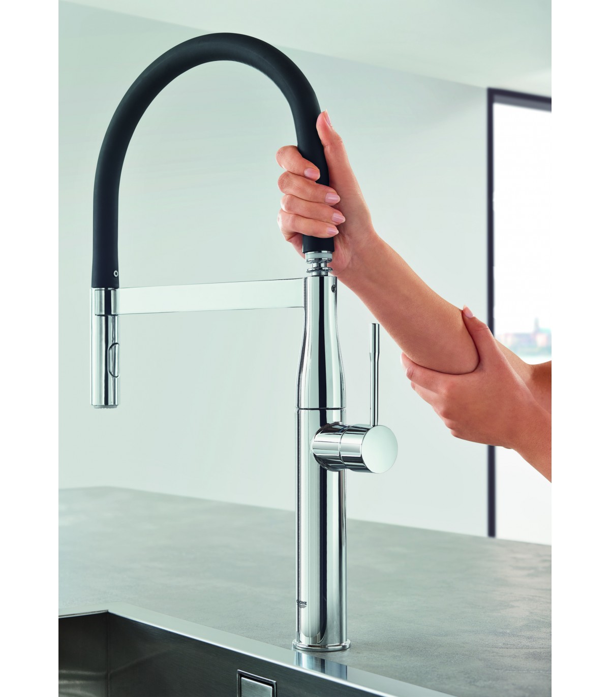 Grohe Grohe Essence NEW OHM cocina semiprofesional con -35