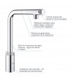 Monomando de fregadero Grohe Minta SmartControl (31613000)