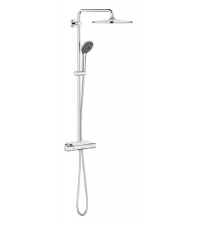 Sistema de ducha Grohe Vitalio System 310 con termostato y bandeja EasyReach 26401001