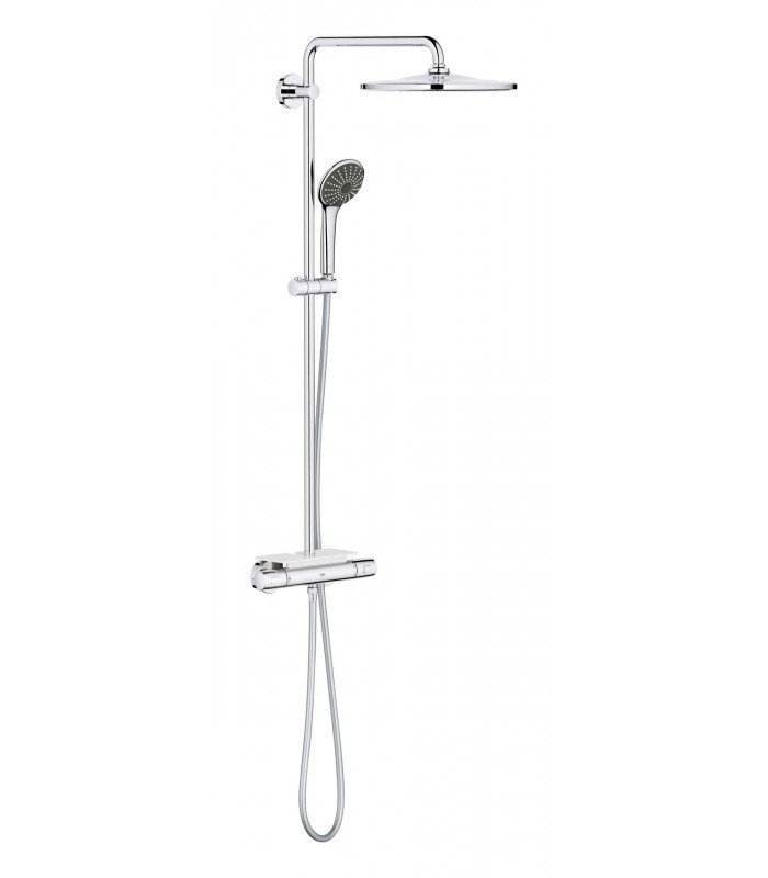 Compra online Sistema de chuveiro Grohe Vitalio System 310 com termostato e bandeja EasyReach 26401001 en oferta al mejor precio