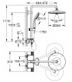 Sistema de ducha Grohe Vitalio System 260 26403002
