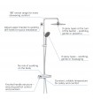 Sistema de ducha Grohe Vitalio System 260 26403002