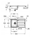 Conjunto de pia e torneira de cozinha Grohe Minta (31573SD1)