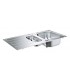 Fregadero Grohe de acero inoxidable con escurridor K200  (31564SD1)