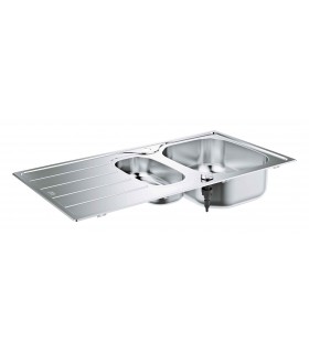 Fregadero Grohe de acero inoxidable con escurridor K200  (31564SD1)