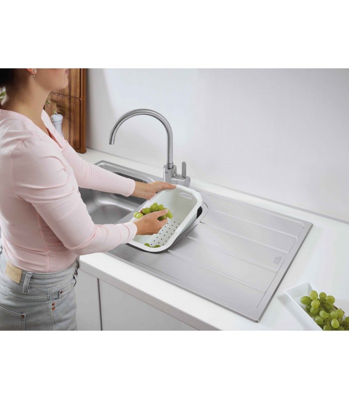 Compra online Fregadero Grohe de acero inoxidable con escurridor K200  (31564SD1) en oferta al mejor precio