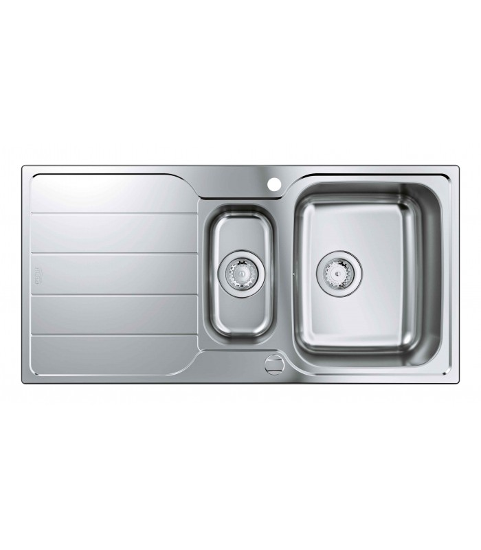 Compra online Pia de aço inoxidável Grohe com escorredor K500 (31572SD1) en oferta al mejor precio