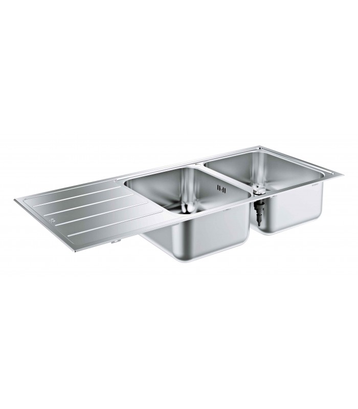 Compra online Pia de aço inoxidável Grohe com escorredor K500 (31588SD1) en oferta al mejor precio