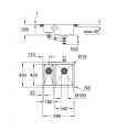 Pia de aço inoxidável K700U Grohe (31576SD1)